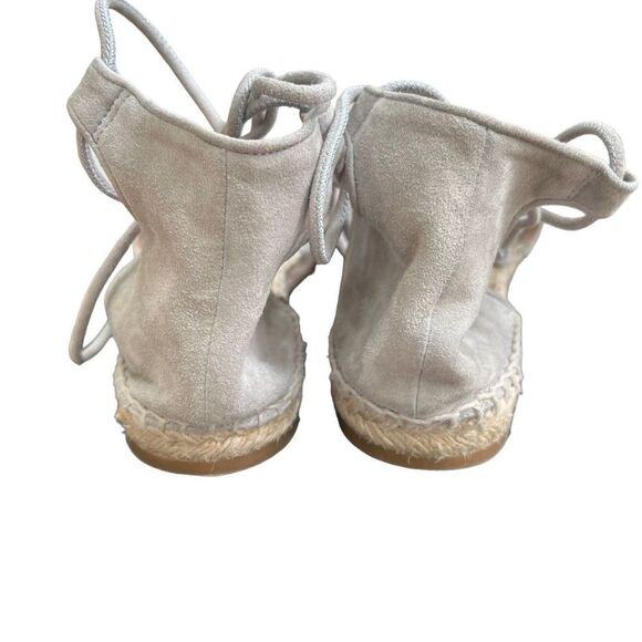 Diane Von Furstenberg Dakota Suede Gladiator Espadrille Sandals size 8 - Picture 5 of 8
